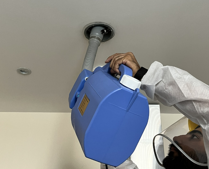 Step 2 - Sanitise Duct